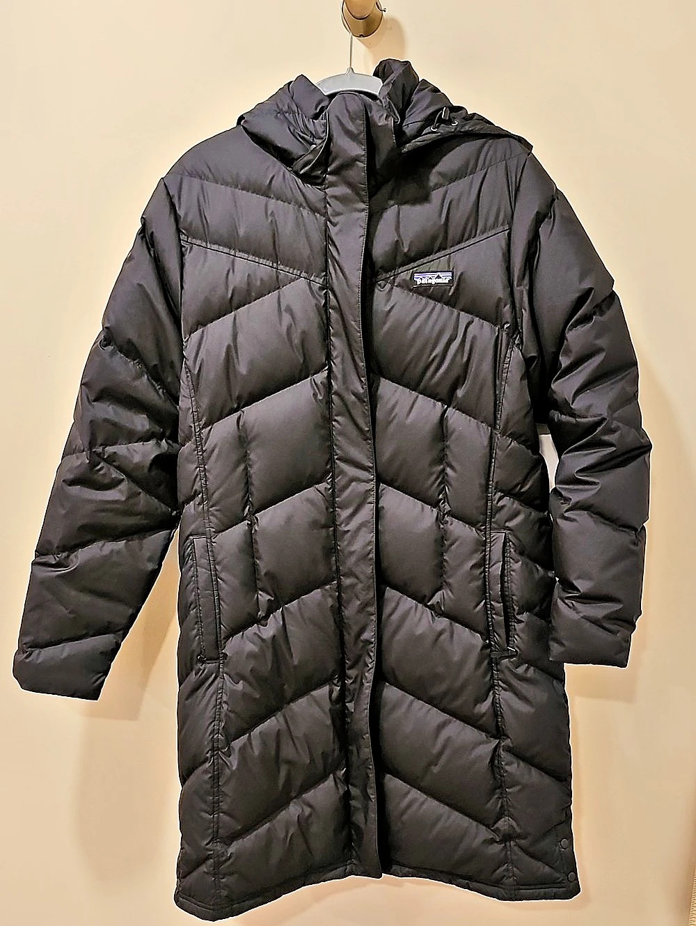 Patagonia Women's Down With It Parka Black XL NWT